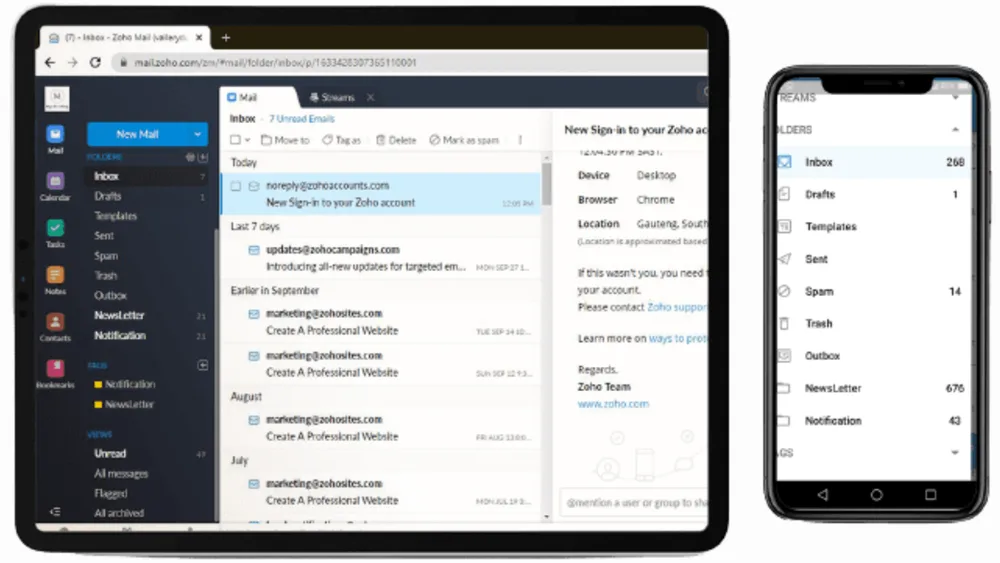 Zoho Workplace Email Setup 2 zoho email